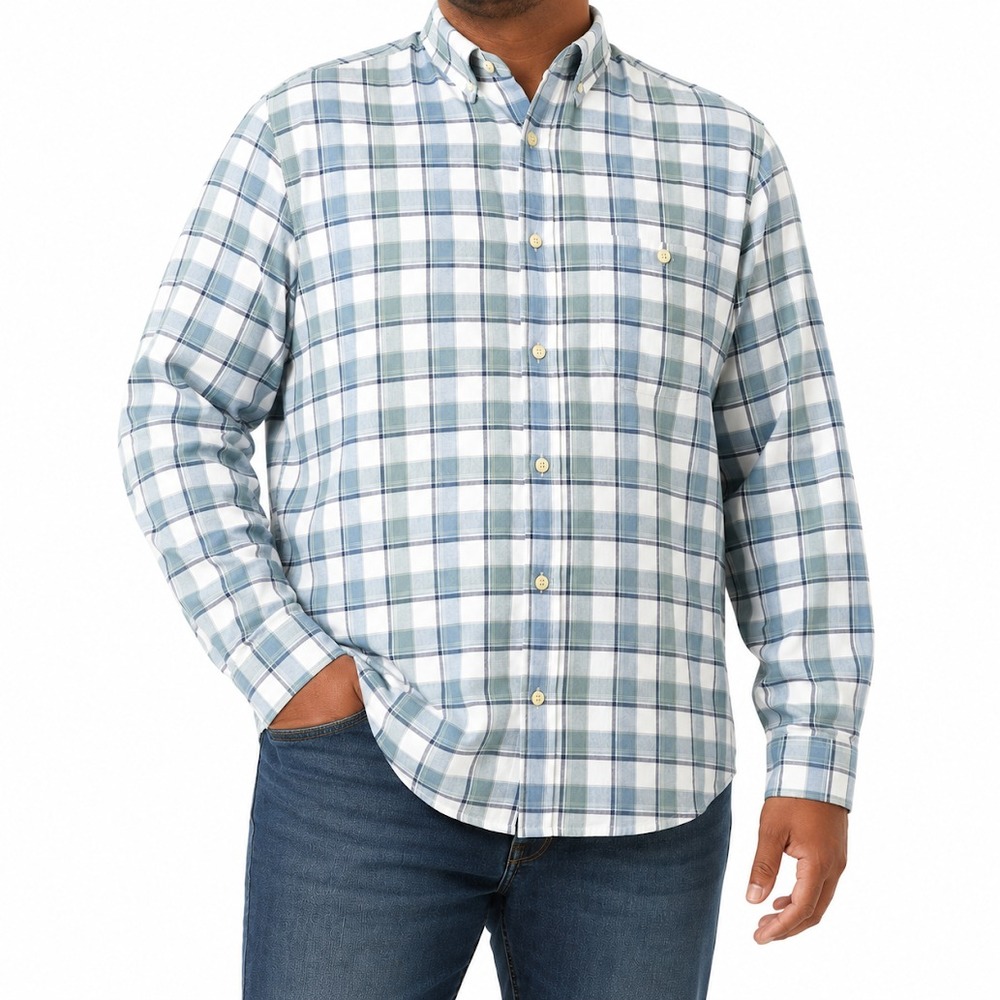Vineyard  Vines By Shep & Ian Shirt Men XXL Multicolor Plaid Cotton Button Down